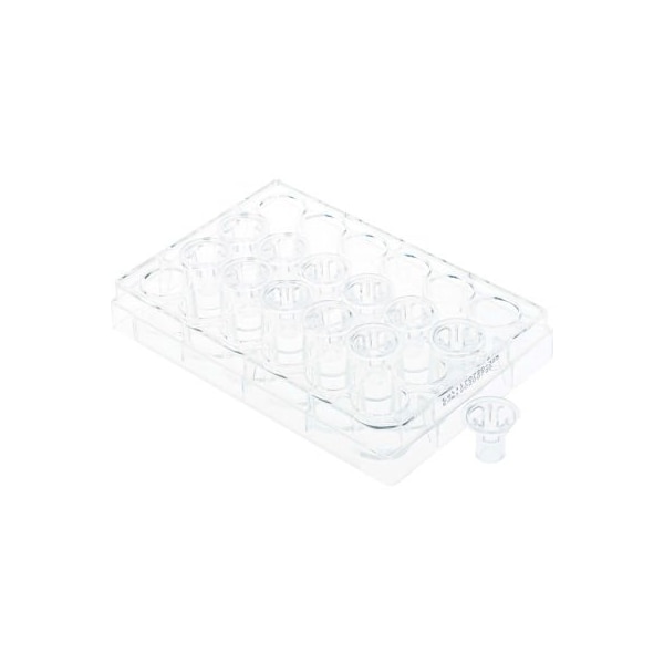 Celltreat CELLTREAT Permeable Cell Culture Inserts, Packed in 24 Well Plate, Hanging, PET, 8.0m 230639 - main